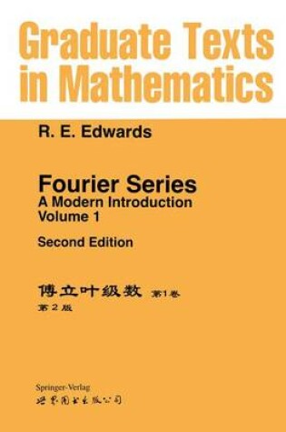 Cover of Fourier Series. a Modern Introduction
