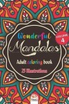 Book cover for Wonderful Mandalas 4 - Adult coloring book
