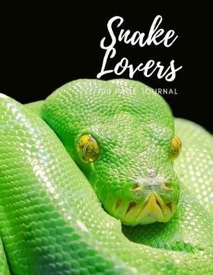 Book cover for Snake Lovers 100 page Journal