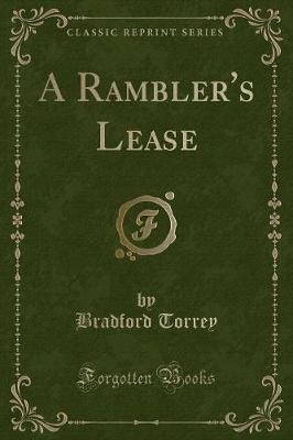 Book cover for A Rambler's Lease (Classic Reprint)