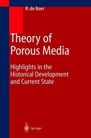 Cover of Theory of Porous Media