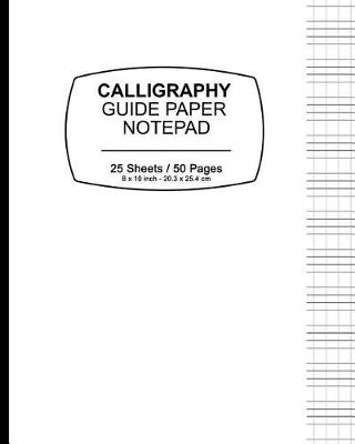 Book cover for Calligraphy Guide Paper Notebook - White Cover