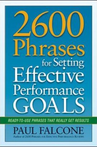 Cover of 2600 Phrases for Setting Effective Performance Goals