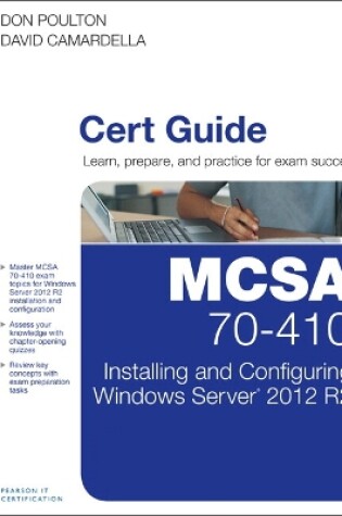 Cover of MCSA 70-410 Cert Guide R2