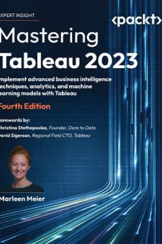 Cover of Mastering Tableau 2023