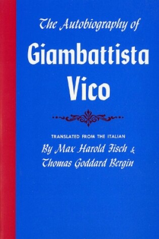 Cover of The Autobiography of Giambattista Vico