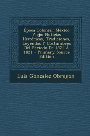 Cover of Epoca Colonial