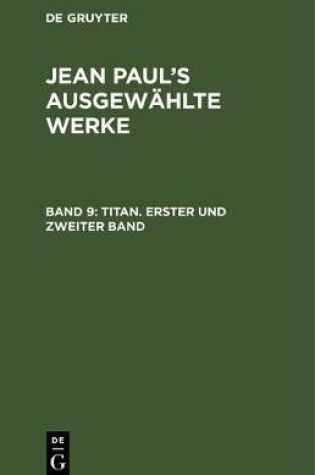 Cover of Titan. Erster Und Zweiter Band