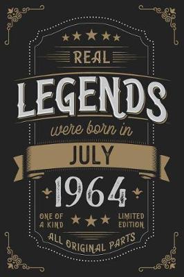 Book cover for Real Legends were born in July 1964