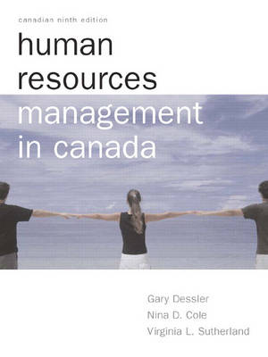 Book cover for Human Resources Management In Canada, Ninth Canadian Edition