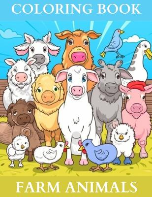 Book cover for Coloring Book Farm Animals