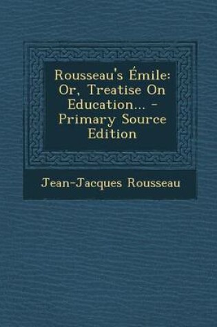 Cover of Rousseau's Emile