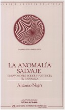 Book cover for La Anomalia Salvaje