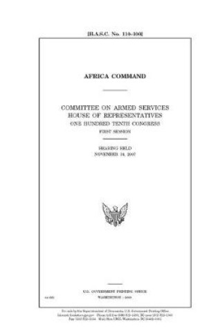 Cover of Africa Command