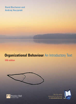 Book cover for Online Course Pack: Organizational Behaviour:an introductory text with OneKey CourseCompass Access Card: Buchanan, Organisational Behaviour 5e