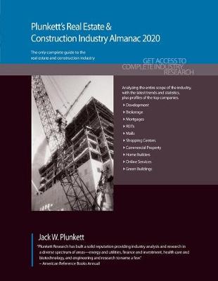 Book cover for Plunkett's Real Estate & Construction Industry Almanac 2020