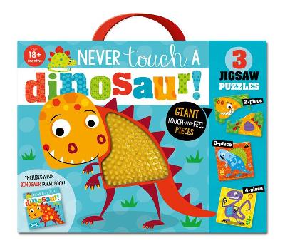 Book cover for Never Touch a Dinosaur Jigsaw