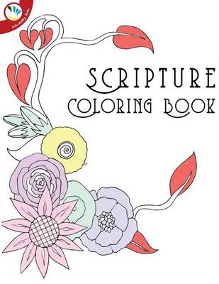 Book cover for Scripture Coloring Book for Adults