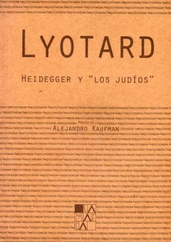 Book cover for Heidegger y "Los Judios"