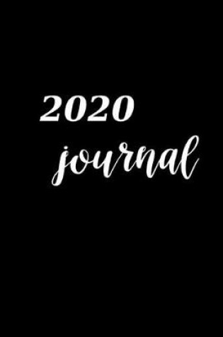 Cover of 2020 Stylized Text Journal 204 Pages