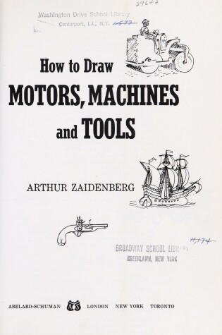 Cover of How to Draw Motors, Machines and Tools