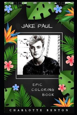 Book cover for Jake Paul Epic Coloring Book