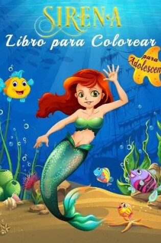 Cover of Sirena Libro para Colorear para Adolescentes