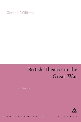 Book cover for British Theatre in the Great War