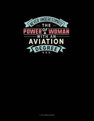 Book cover for Never Underestimate The Power Of A Woman With An Aviation Degree