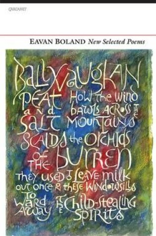 Cover of New Selected Poems: Eavan Boland