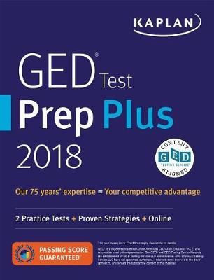 Cover of GED Test Prep Plus 2018