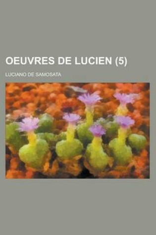 Cover of Oeuvres de Lucien (5)