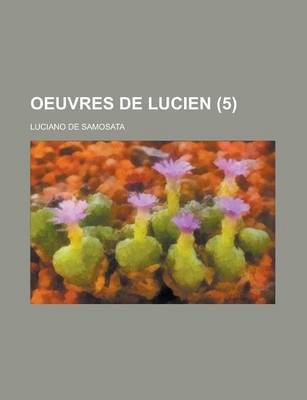 Book cover for Oeuvres de Lucien (5)