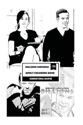 Cover of Billions Inspired Adult Coloring Book