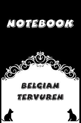 Book cover for Belgian Tervuren Notebook