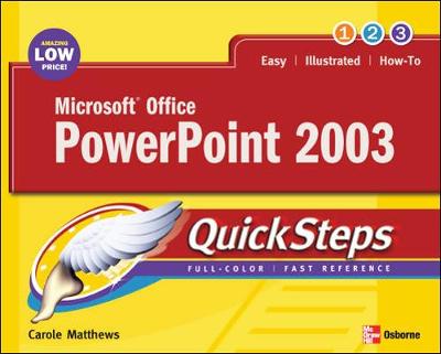 Book cover for Microsoft Office PowerPoint 2003 QuickSteps