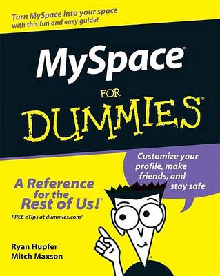 Book cover for Myspace for Dummies