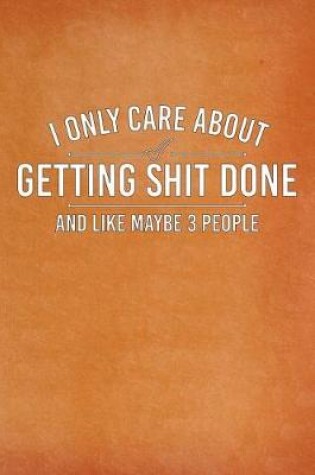 Cover of I Only Care about Getting Shit Done and Maybe Like 3 People