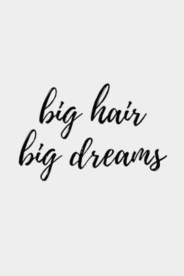 Book cover for Big Hair Big Dreams