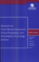 Book cover for 2006-07 Standards F/ Home Med Equipment, Clin Respiratory/ Rehab Tech Serv