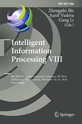 Book cover for Intelligent Information Processing VIII