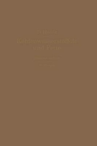 Cover of Kohlenwasserstofföle und Fette