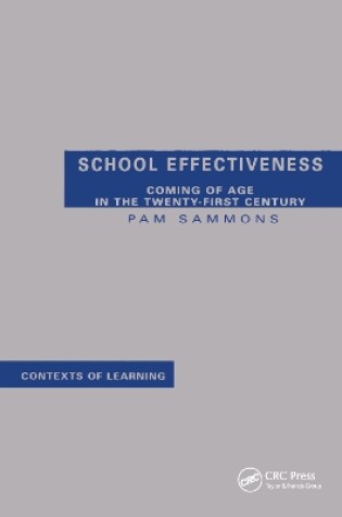 Cover of School Effectiveness