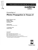 Book cover for Photon Propagation In Tissues Ii