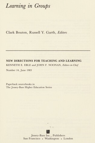 Cover of Learning Groups 14