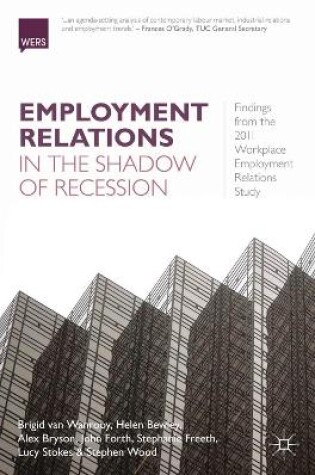 Cover of Employment Relations in the Shadow of Recession