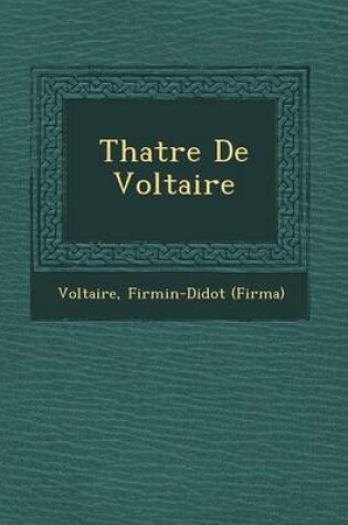 Cover of Th Atre de Voltaire