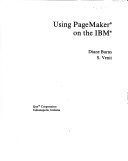 Book cover for Using Pagemaker on One I.B.M.Personal Computer