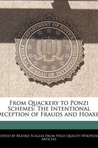 Cover of From Quackery to Ponzi Schemes