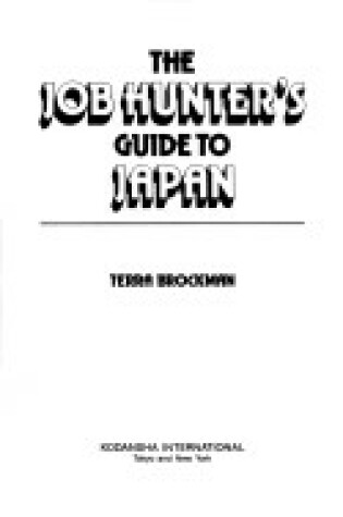 Cover of The Job Hunter's Guide to Japan